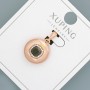 Xuping Pendant with a Black Crystal and White Crystals, 14 mm Diameter, 20 mm Length, 18K Gold Plating