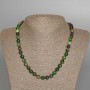Zoisite Necklace (Synthetic) Faceted Beads, 8mm diameter, 48 cm length