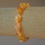 Bracelet with natural citrine, faceted beads, diameter 9×11 mm, length 18 cm ± (stretch)