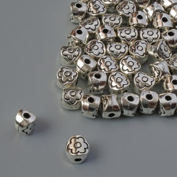 Bead-Insertion Findings, 5x4 mm diameter, packaging 53 pcs, 20 g