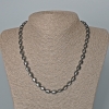 Rectangular Hematite Necklace, 7×8×5 mm, 50 cm length