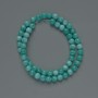 Amazonite Beads (Synthetic) Smooth Round Beads, 6.5 mm Diameter, 36 cm Length on Thread