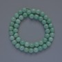 Amazonite beads, natural stone, smooth round beads, diameter 8.5 mm +/- length 38 cm on thread