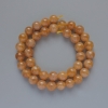 Calcite Beads, Smooth Ball, 10 mm Diameter, 39 cm Length on Thread