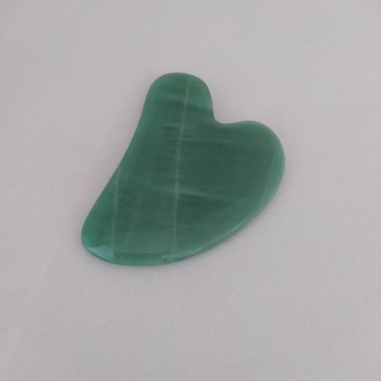Gua Sha Massager Made of Nephrite Stone 6x8 cm