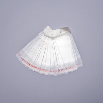 Самоклейка пакет пакувальний 5, 5х14 см 100шт / уп