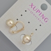Xuping Earrings, diameter 8 mm approx, length 15 mm approx, 18K Gold Plating