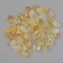 Souvenir natural Citrine faceted chip, diameter 18x11 mm (+-) packaging 100 g