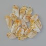 Souvenir natural citrine tumbled stone, diameter 25×11 mm (+-), packaging 100 g