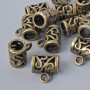 Bronze Bail Holder, 11×7.5 mm, hole diameter 2.1 mm, length 11 mm, pack of 14 pcs ±