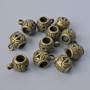 Фурнітура Бейл тримач, діаметр 9х9, 5мм, діаметр отвору 2, 1мм, 4, 4мм, довжина 13мм, фас. 11шт +- бронзовий колір металу