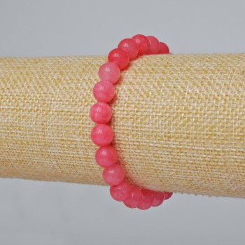 Браслет Турмалін (штучний) гладка кулька, діаметр 8мм+-, довжина 18см+- (стрейч)