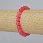 Synthetic Tourmaline Bracelet, Smooth Beads 8mm Diameter, 18 cm Length (Stretch)