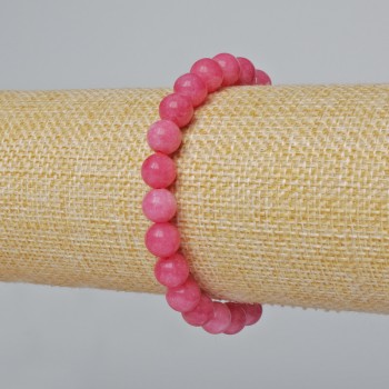 Браслет Турмалін гладка кулька, діаметр 8мм+-, довжина 18см+- (стрейч)