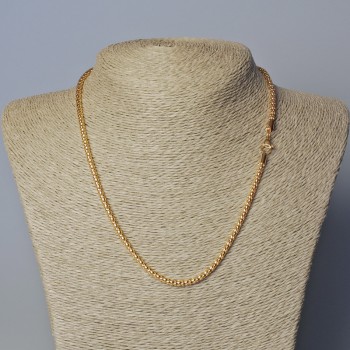 Xuping 18K Gold-Plated Chain, thickness 3, 1 mm +/-, length 46 cm