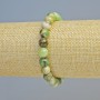 Bracelet Green Opal (synthetic acrylic) smooth beads, 8mm diameter +/- (stretch), length 18 cm