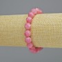 Tourmaline Bracelet, natural stone, faceted, diameter 9x10 mm ± (stretch), length 18 cm+