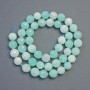 Angelite Natural Stone Beads - Faceted Ball, 8mm Diameter, 37cm Length