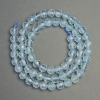 Topaz Natural Stone Beads - Faceted Ball, 6mm Diameter, 39cm Length