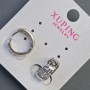 Xuping Rhodium Earrings 15x6 mm