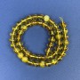 Amber Beads Smooth Ball 7mm on Thread, Length 39 cm+