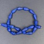 Azurite Beads, Natural Stone, Drop Shape, Size 19x10 mm ±, Hole Diameter 1 mm ±, Length 42 cm ±