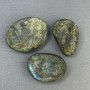 Price per 100 g. Polished Labradorite decorative stone, dimensions approx 20x30x40 mm, weight from 20 g
