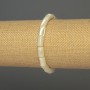 Mother-of-Pearl Cylindrical Bracelet, diameter 10x6 mm, length 18 cm, elastic