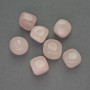 Natural Pink Quartz Nuggets, Faceted, No Hole, 16x14mm (+/-) (per 100 g +/-)