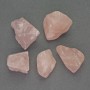 Polished rose quartz nuggets without holes, 25-30×16-22 mm ± (per 100 g ±)