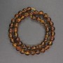 Amber Beads, Smooth Ball, 8 mm Diameter, Length 40 cm ±