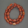 Natural Sardonyx Barrel Beads, 10x13 mm, length 38 cm