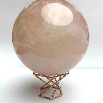 Pink Quartz Souvenir Sphere Assortment by Size (Weight from 1000 g) (per 100 g)