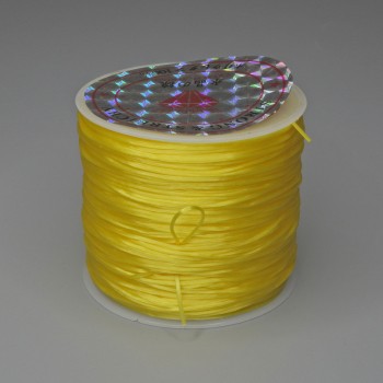 Crafting Elastic Band, Yellow, Spool, Length 30m +
