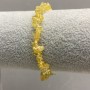 Citrine chip bracelet, 6x3 mm, 18 cm length, stretch