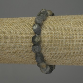 Браслет Лабрадор галтівка, діаметр 9-12х9мм+-, довжина 18см стрейч