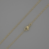 Xuping Chain with 18K Gold Plating, thickness 0.5 mm, length 44 cm