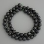 Emerald Fuchsite (Muscovite) Smooth Beads, 8 mm Diameter ± on a String, Length 39 cm ±