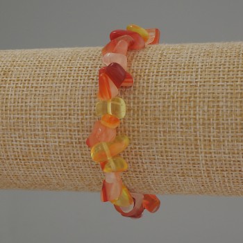 Bracelet 'Assorted Crumbs', diameter 8–12×4 mm, length 18 mm, stretch