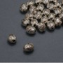Bead Insert Fittings, inner diameter 1.5 mm + -, size 5.5×7 mm + -, packaging 20 g 28 pcs (+ -)