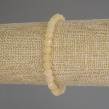 Браслет Цитрин гранований кубик, діаметр 5х5мм+-, довжина 18см (стрейч)