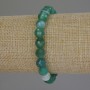 Agate Faceted Bead Bracelet, 8 mm, 18 cm Stretch