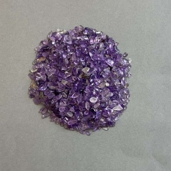 Natural Amethyst Chip Undrilled 2-6×2-4 mm +/- (per 100 g +/-)