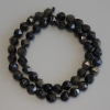 Sun Obsidian Faceted Beads, diameter 8x7 mm, length 38 cm