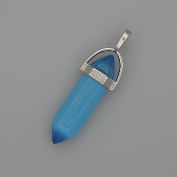 Кулон Котяче Око шестигранник кристал куля 8х31х41мм+