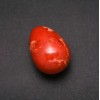 Яйце сувенір з натурального каменю Червона Яшма, діаметр 40х30+-мм