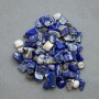 Natural sodalite chip without hole, 7-14×5-7 mm ± (per 100 g ±)