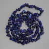 Lazurite chip beads, diameter 7–10×2–6 mm, length 80 cm on thread