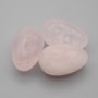 Rose quartz souvenir egg made from natural stone, diameter 30x20±mm