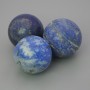 Lapis lazuli natural stone decorative sphere, 30 mm diameter ±, weight from 40 g (price per 100 g)
